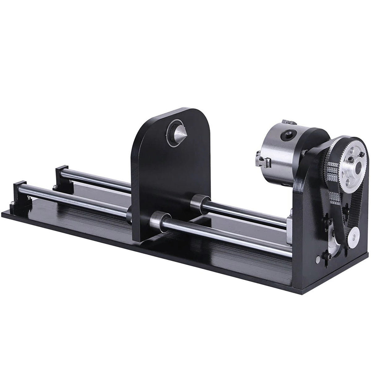 VEVOR Laser Engraving Machine Rotary Axis 80mm 3-Jaw Spiral Chuck CNC Router Axis Measuring for CO2 Laser Engraver